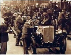 morris minor 1931 production in Cowley