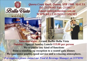 Bella Vista Advert restaurant